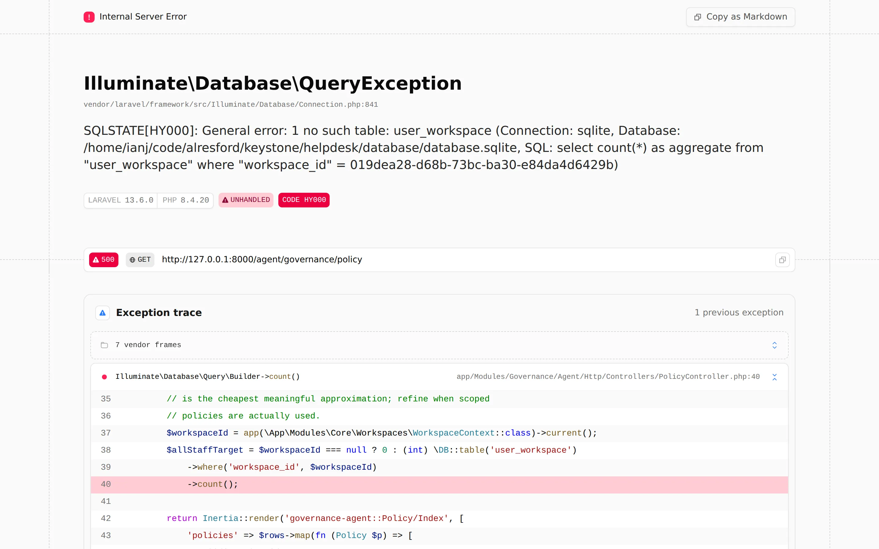 Policy library with version history + sign-off workflow